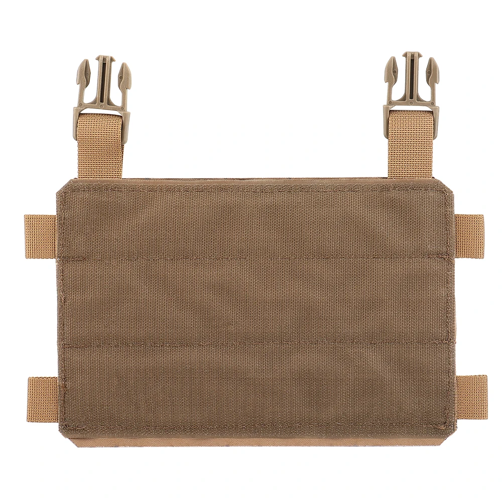 Sistema Molle multifuncional táctico de camuflaje, chaleco, Panel frontal, cartel de Clip rápido para aparejo de pecho, portador de placa - imagen 4