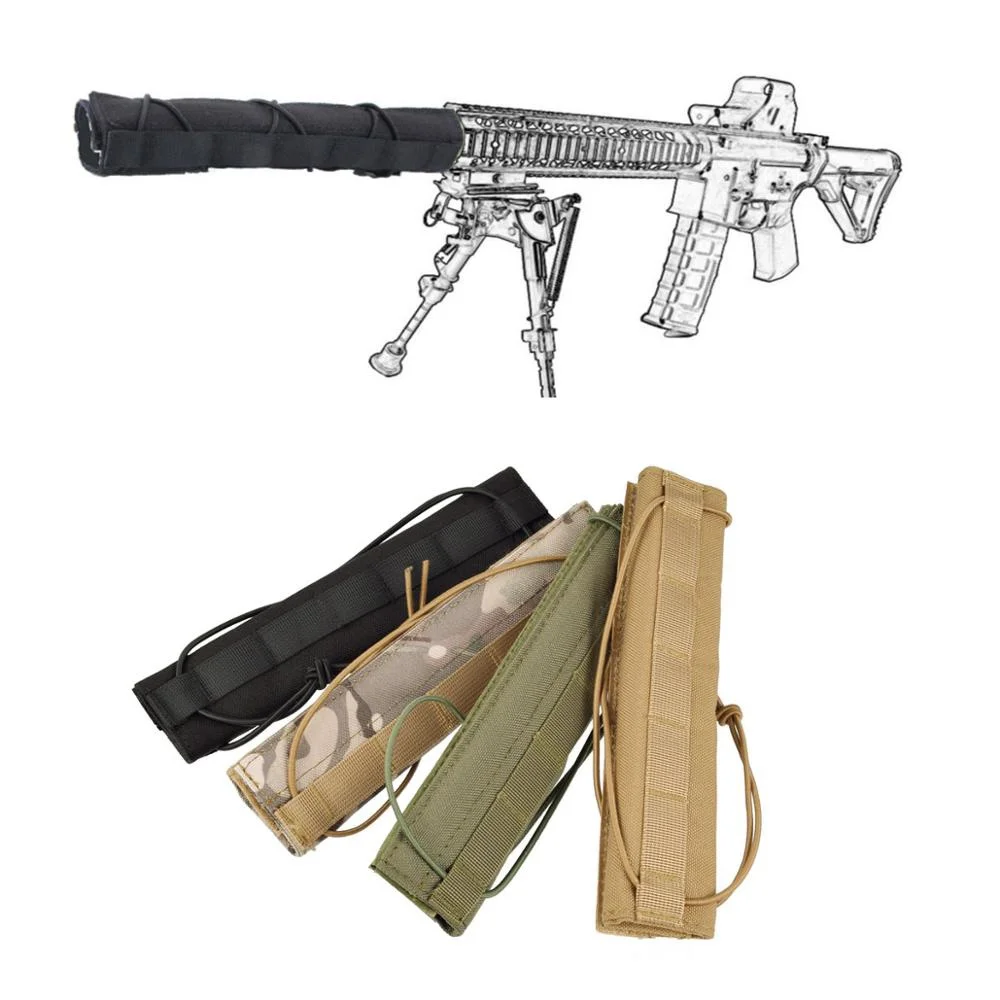 Funda protectora de silenciador militar, de 22cm funda protectora, supresor táctico, Mirage, escudo térmico, tiro, novedad - imagen 2