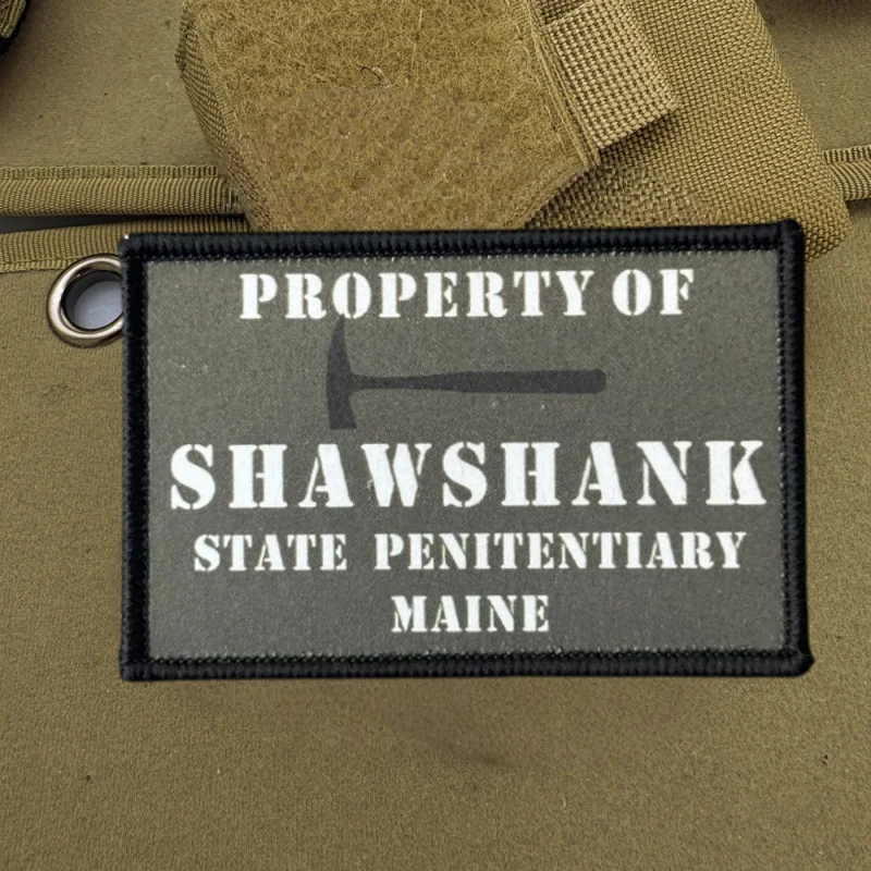 Parche con estampado de martillo para chaleco táctico, sombreros con gancho y bucle, insignia de moral, mochila, pegatinas decorativas, parches para brazalete para ropa - imagen 4