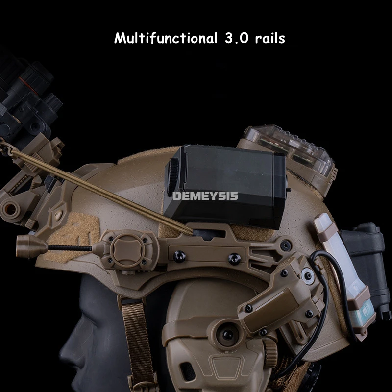 Cascos Airsoft CS medio cubierto Paintball combate equipo táctico Wendy 3,0 casco tiro al aire libre caza deportes Protector de cabeza - imagen 5