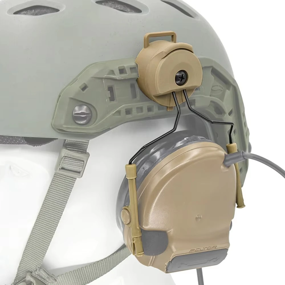Soporte de auriculares táctico Fast Ops Core casco ARC Rail adaptador conjunto apto para casco COMTAC II ARC OPS - imagen 4