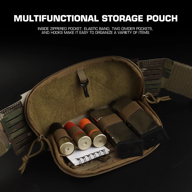 Bolsa administradora de capa exterior Modular, bolsa de almacenamiento multifuncional Compatible con bolsa Triple para revistas KZ - imagen 3