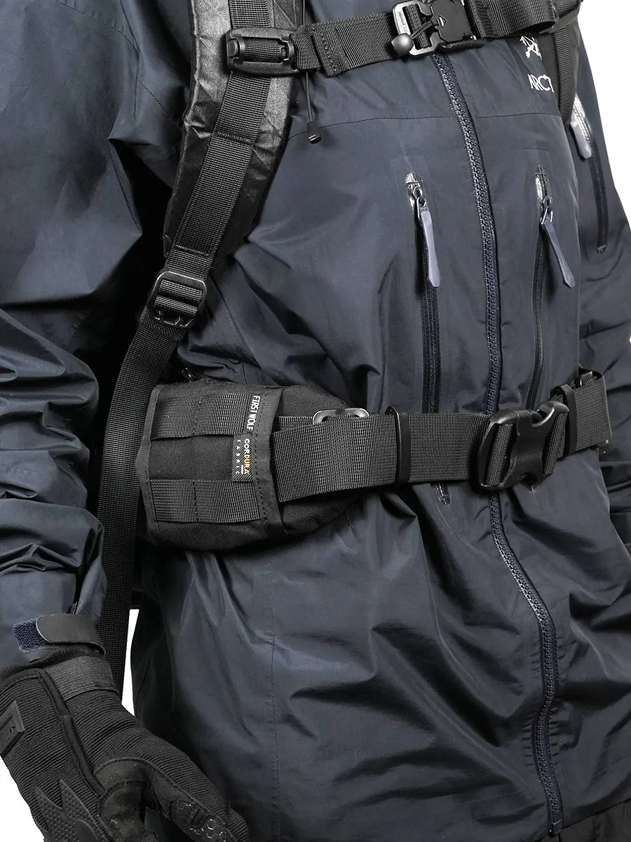 Cinturón de descompresión Molle para mochila táctica, accesorio de extensión de correas, sellado de cintura y relleno de accesorios de apilamiento - imagen 4