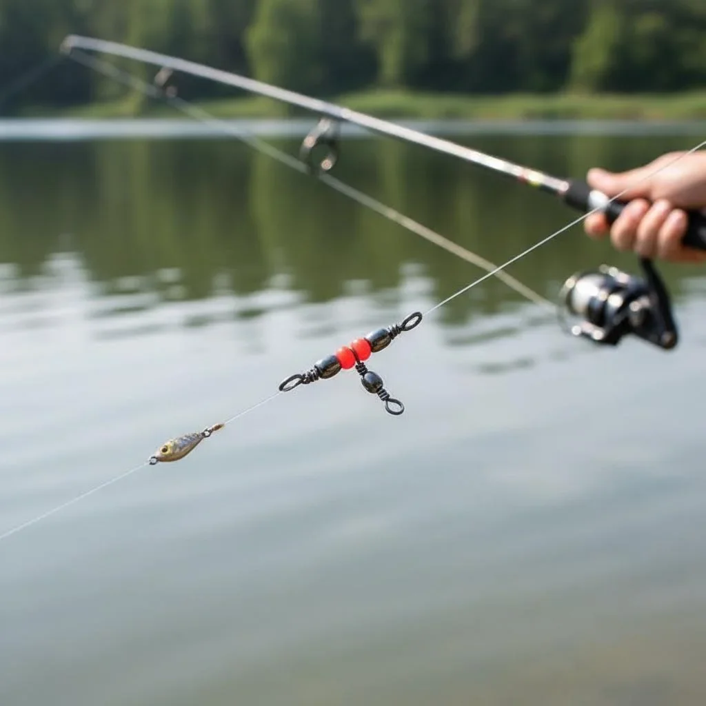 Conectores giratorios de pesca en latón premium, rodamientos barril - imagen 3