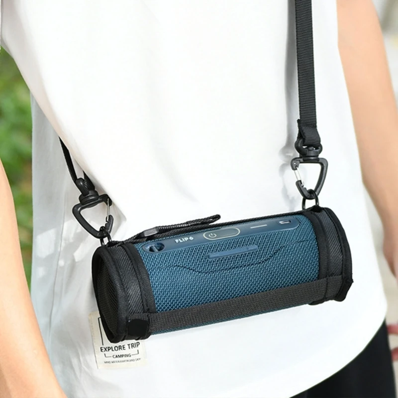 Funda nailon para JBL Flip 6 Altavoz inalámbrico portátil impermeable transporte viaje Dropship - imagen 2