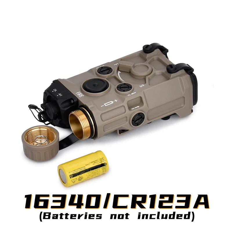 Eotec táctico Airsoft Nylon versión OGL puntero láser punto rojo azul verde IR indicador láser luz blanca brillo ajustable - imagen 4