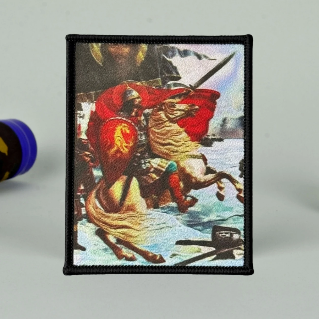 Parches impresos de moral divertida de San Alexander Nevsky para ropa, gancho y bucle militar táctico, pegatina para mochila, apliques personalizados