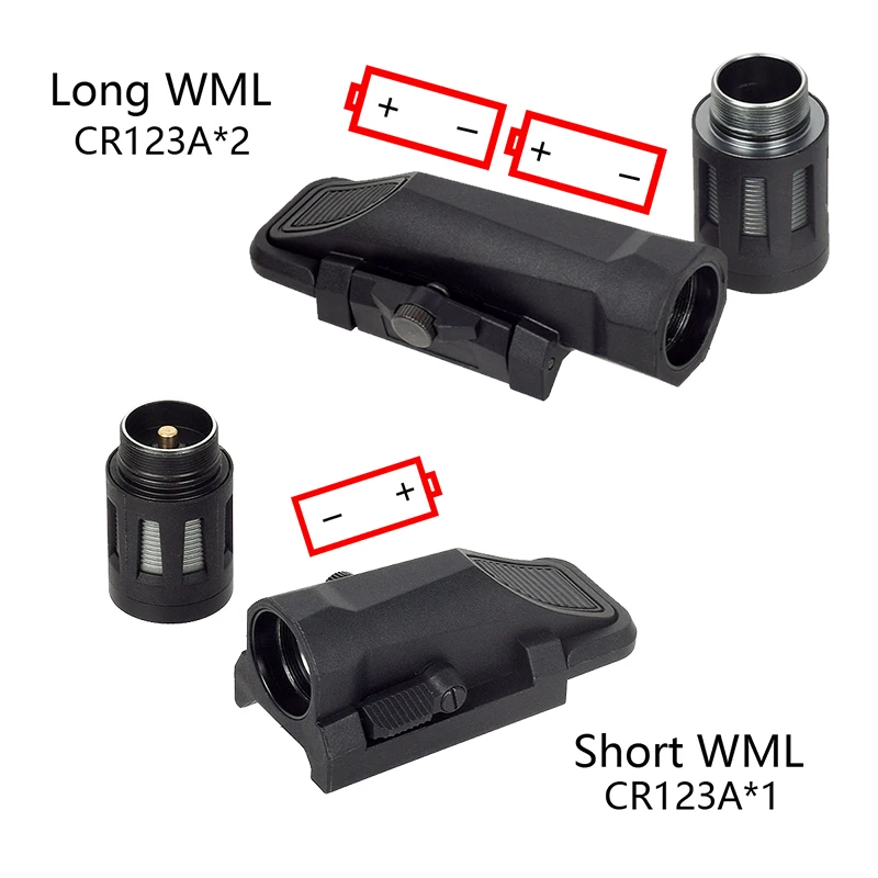 INFORCE WML Linterna táctica LED para fusil – Picatinny con estrobo - imagen 2