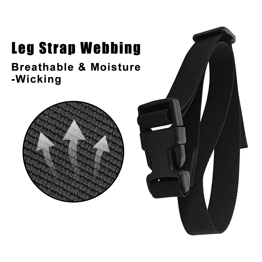 Correa táctica para muslo, correa de nailon para pierna, correa elástica MOLLE, adaptador de funda de extracción rápida para CCW, funda para muslo, colgador de pierna - imagen 5