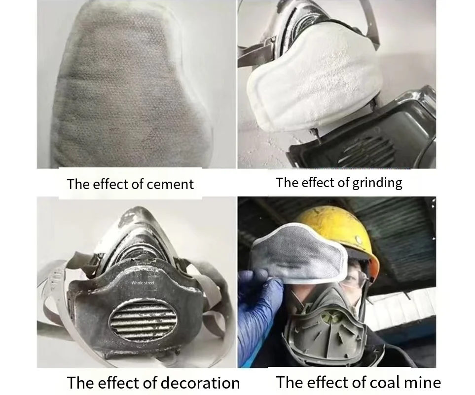 Respirador de media máscara a prueba de polvo 3200, adecuado para pintura en aerosol, carpintería, molienda, decoración del hogar y accesorio de filtro - imagen 4
