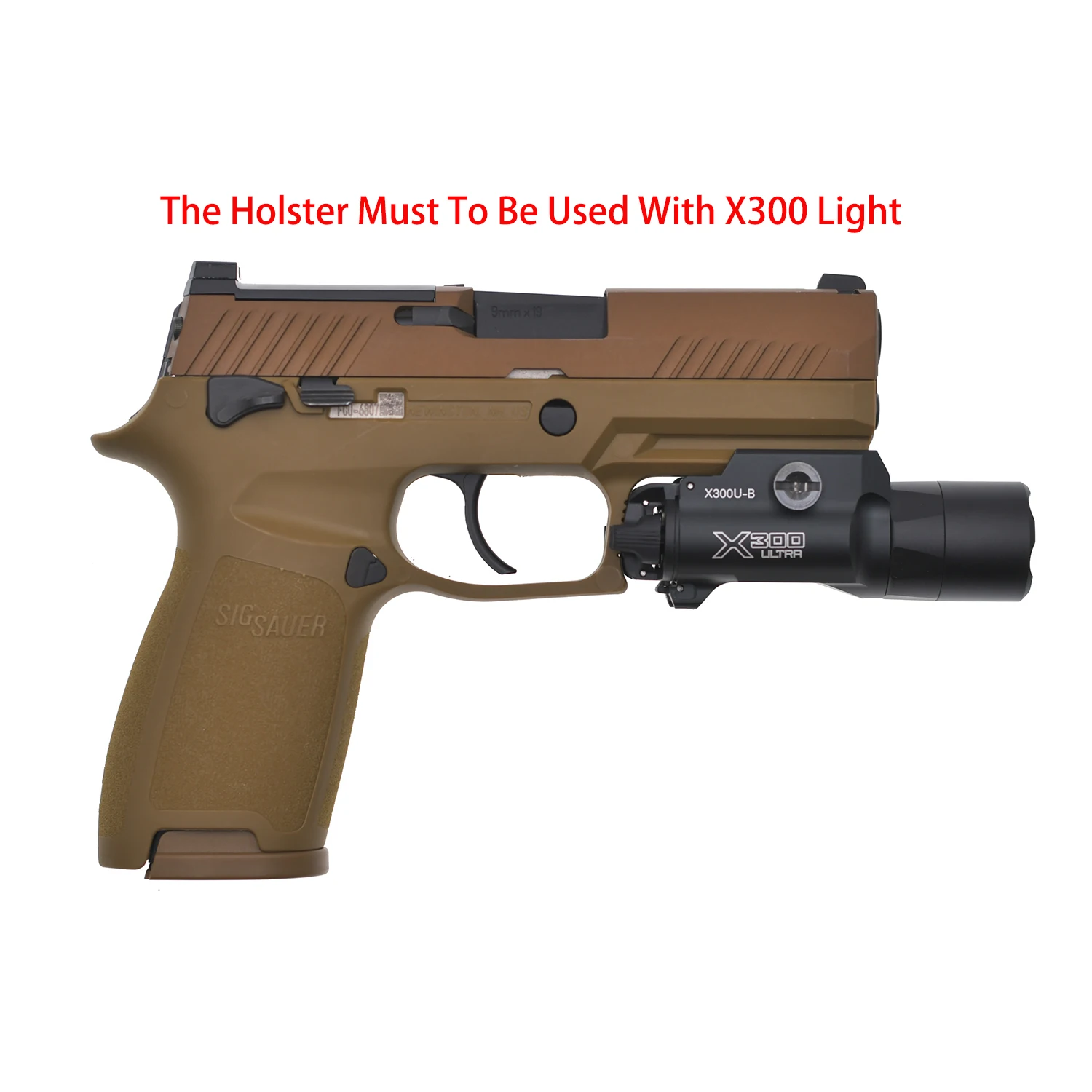 Sig P320 M17 M18 Uesd con bloque de seguridad ligero X300 X300U, funda de pistola de liberación rápida, portador de pistola multiángulo - imagen 3