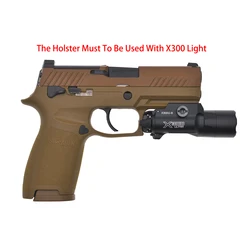 SIG P320 M17/M18 usado con X300/X300U - funda de pistola rapida