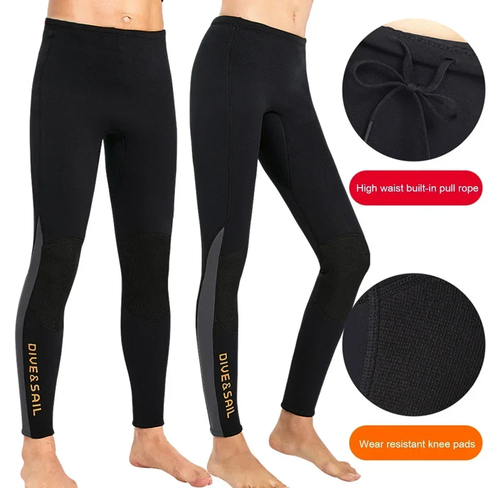 Pantalones de Surf de neopreno de 3mm, traje de neopreno, pantalones cortos de buceo, bañadores de Kitesurf para snorkel, kayak, pantalones a la deriva para hombres y mujeres - imagen 3