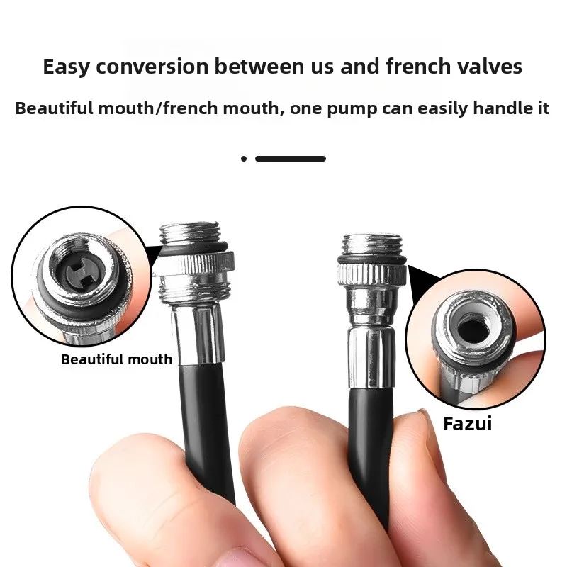 Inflador de bicicleta portátil de alta presión para el hogar vehículo eléctrico motocicleta inflado universal mini bomba de inflado - imagen 2