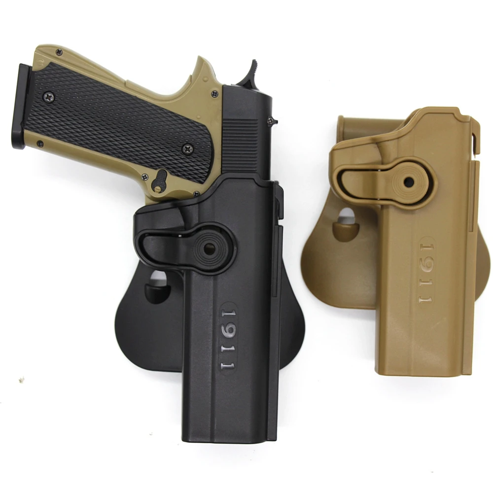 1911 funda táctica para pistola, funda para pistola de caza, cinturón, funda para cintura, funda de transporte para paleta de pistola, accesorio para colt 1911