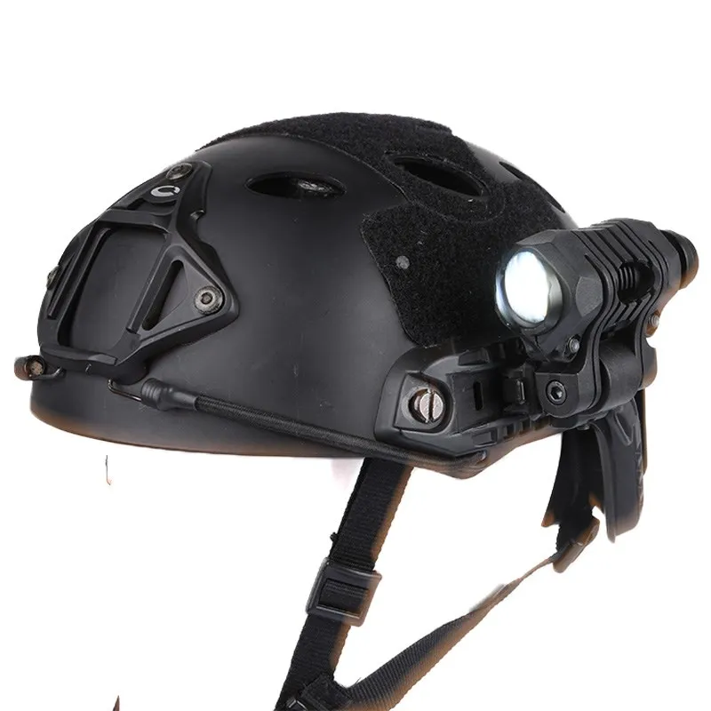 WADSN-Lámpara de casco momentáneo táctico AIrsoft, estroboscópico, luz de explorador blanco, linterna de casco de caza rápida - imagen 5