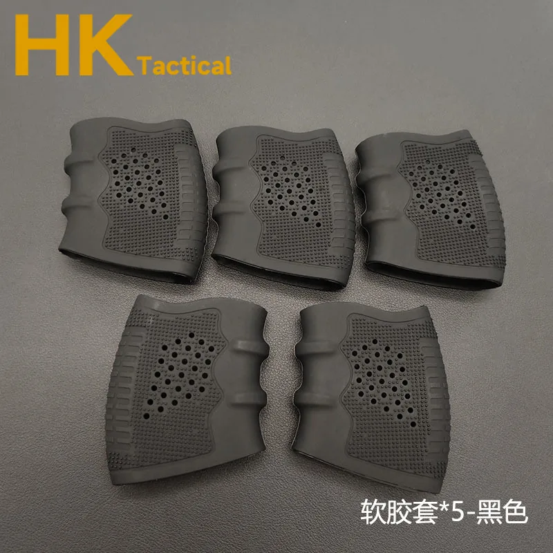 Guantes tácticos universales antideslizantes para pistola G17, G18, G19, guantes de goma antideslizantes con mango apto para pistola, accesorio para arma - imagen 2