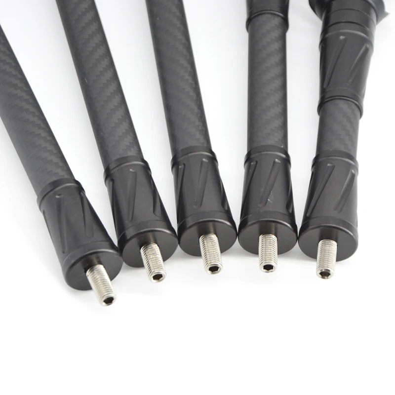 Estabilizador de barra de equilibrio de arco de 6/8/10/12/15 ", varilla amortiguadora de fibra de carbono, arco compuesto de tiro con arco, accesorios de tiro de caza - imagen 4