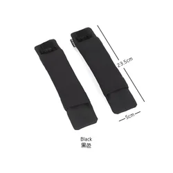 1 par de hombreras protectoras para chaleco táctico, almohadillas acolchadas para correa de hombro, universales para caza