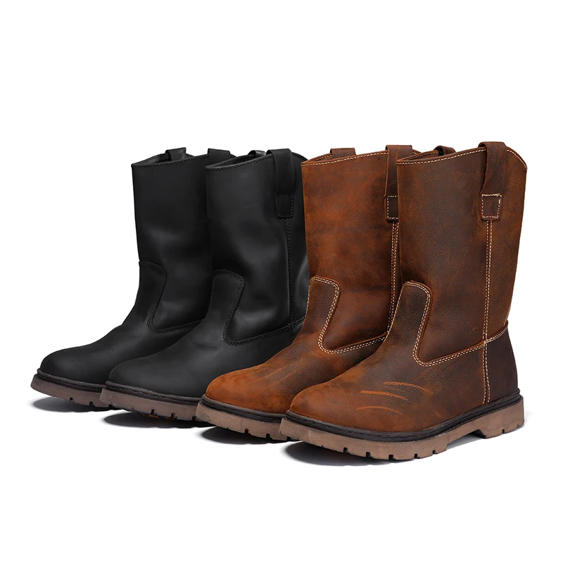 Botas tácticas impermeables de cuero vacuno para caza y trekking - imagen 5