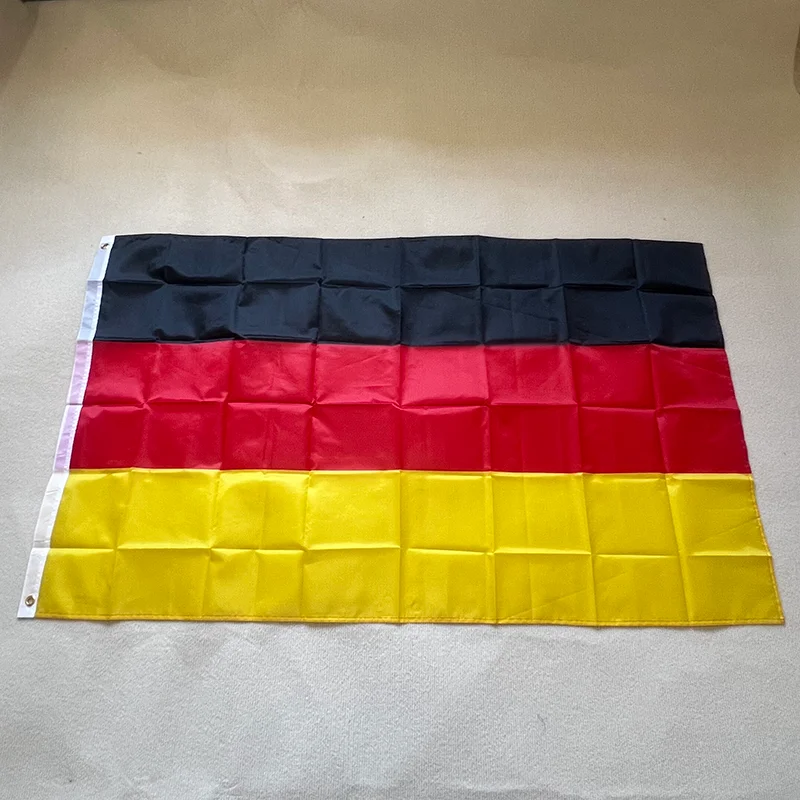 Bandera de Alemania 90x150cm colgante poliéster negro rojo amarillo de deu alemán Deutschland bandera de Alemania para decoración - imagen 2