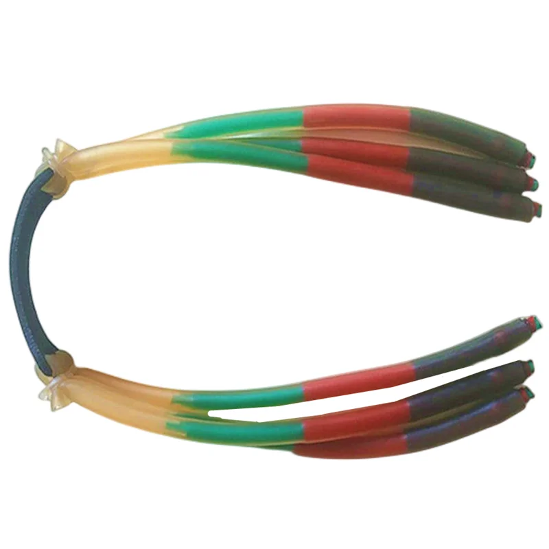 Tirachinas de látex Natural, tubo elástico resistente para caza, catapulta, potente banda de goma, accesorios de herramientas de repuesto - imagen 5