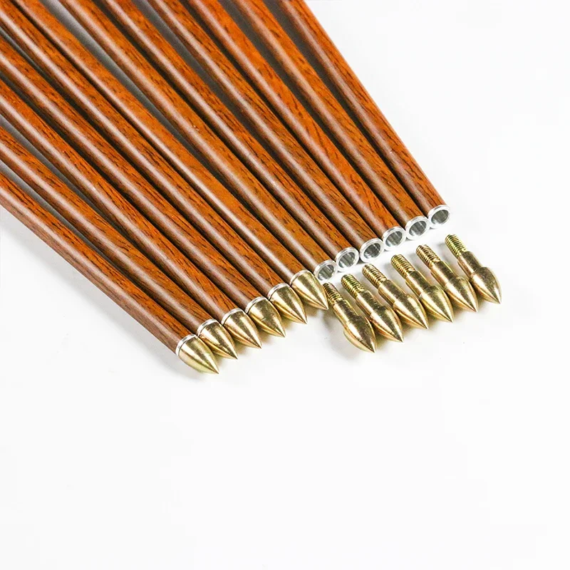 Linkboy tiro con arco flechas de carbono ID6.2mm Spine300-800 4 ''pluma de pavo compuesto recurvo arco tradicional flechas tiro 12 Uds - imagen 4