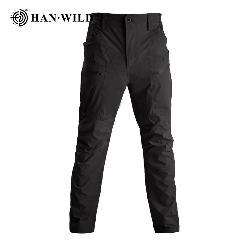 Pantalones casuales militares ligeros para hombres, pantalones largos del ejército impermeables, pantalones tácticos de secado rápido para acampar, pantalones de trabajo militares - imagen 2