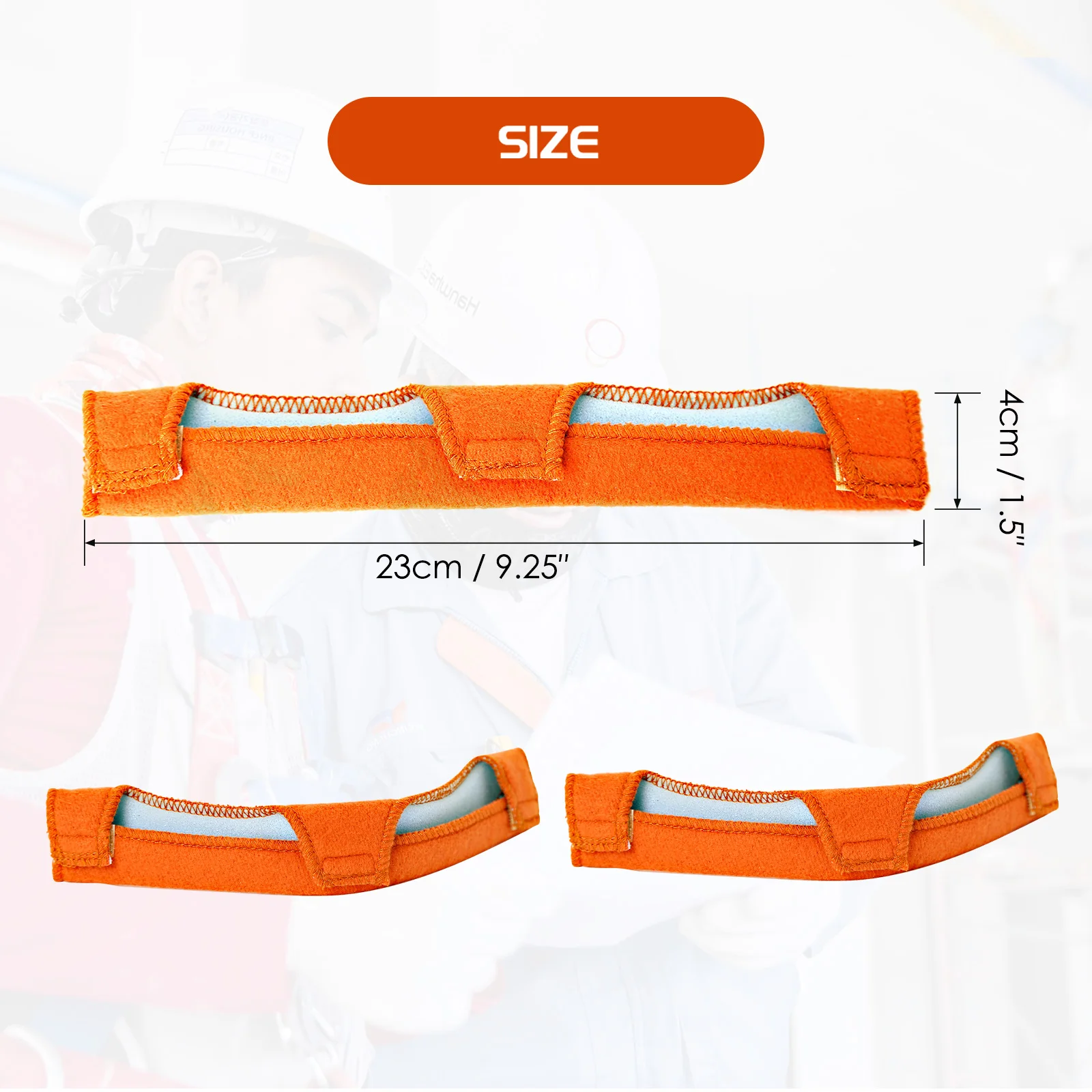 Casco de seguridad Universal, banda para el sudor, forro de casco de algodón lavable, cinturón antitranspirante de soldadura, accesorios reutilizables para casco - imagen 3