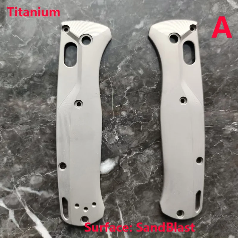 Escamas titanio CNC Benchmade Bugout – Stonewash para cuchillo táctico - imagen 5