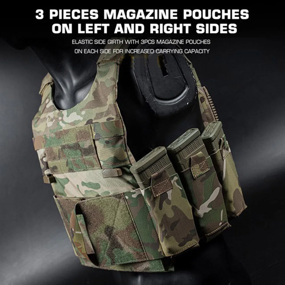 Chaleco táctico LV119 Spiritus, sistemas de transporte ocultos, portador de placa, chaleco de caza, equipo CS portátil ligero - imagen 4