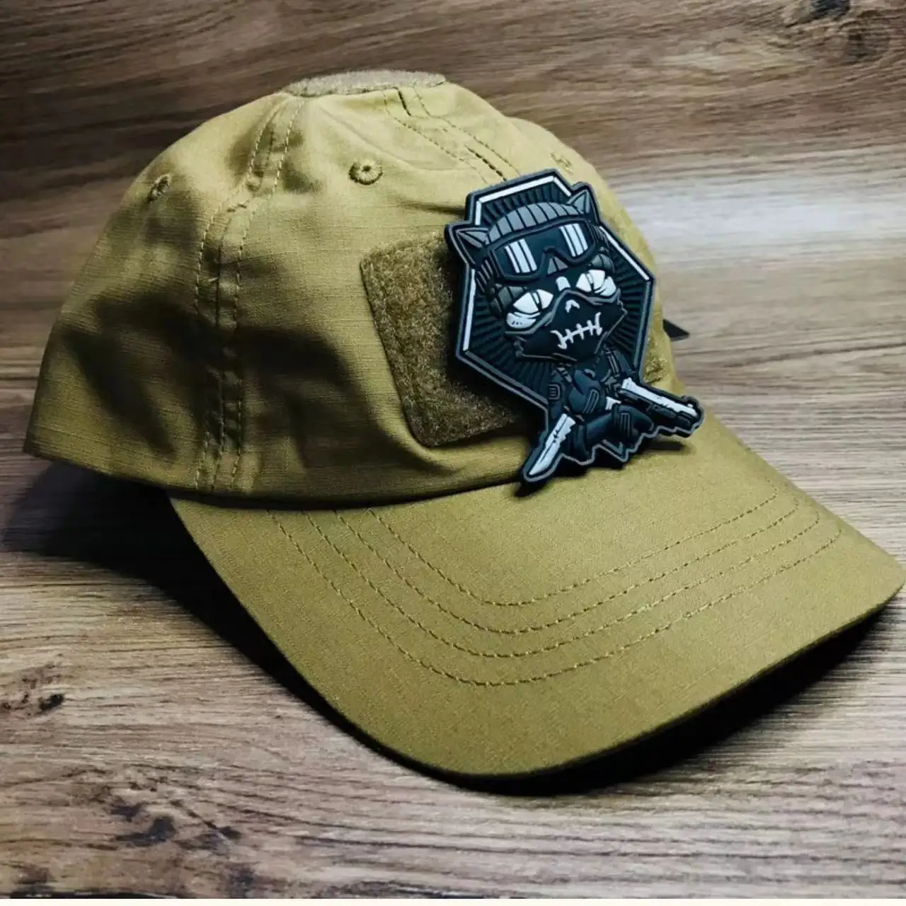 Parche de gato táctico alemán, insignia de moral de PVC, brazalete de dibujos animados, parches de gancho y bucle para pegatina de ropa - imagen 4