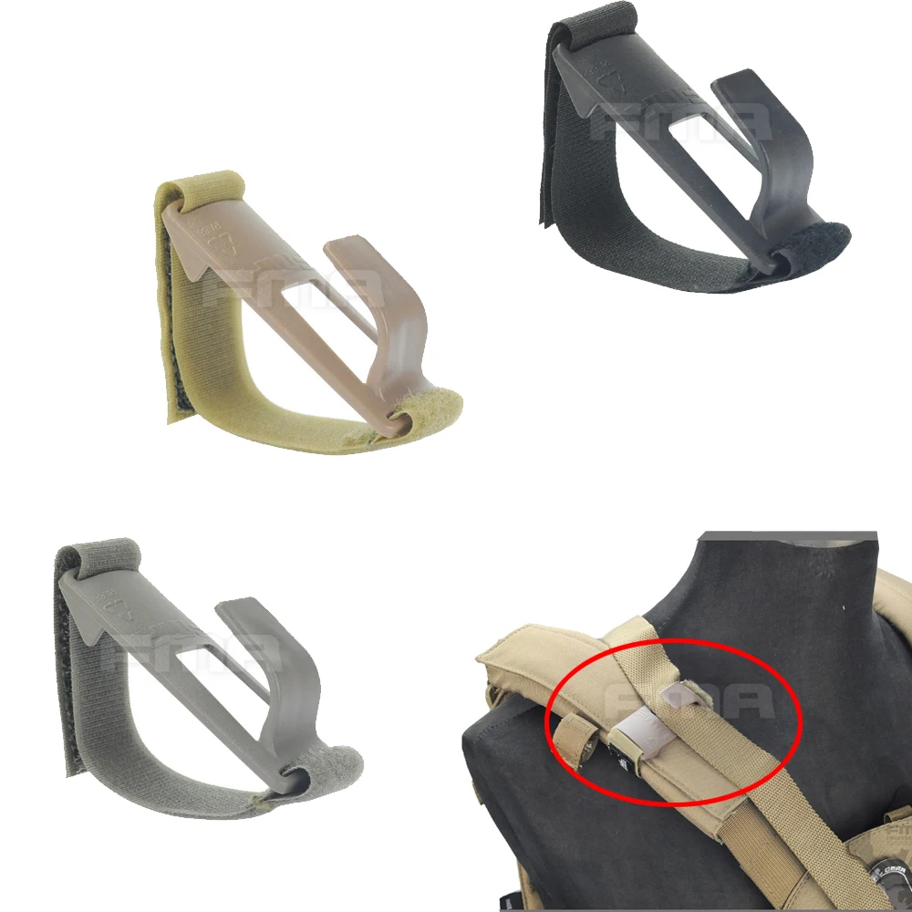 Equipo táctico FMA chaleco militar al aire libre, eslinga DE montaje en el hombro, gancho DE anclaje fijo, Clip Molle, equipo DE pecho BK/DE/FG Airsoft - imagen 2