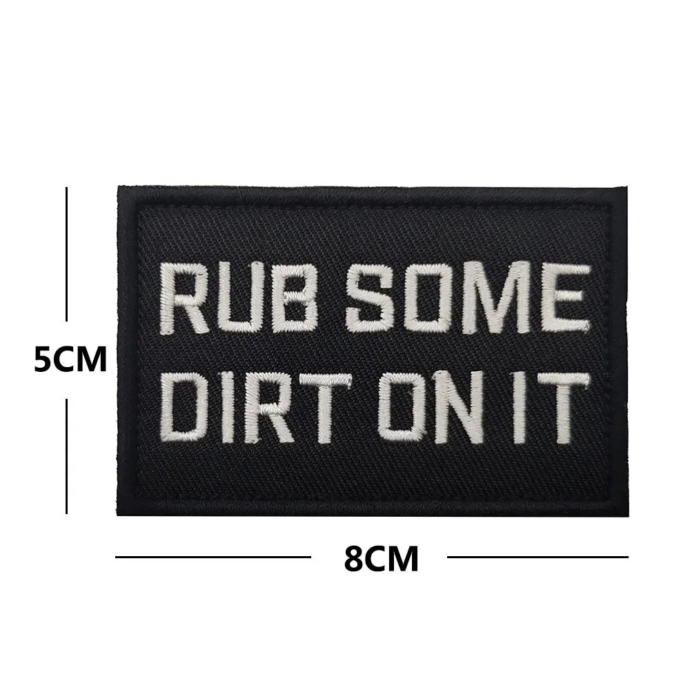 Frotar un poco de suciedad en él parche bordado táctico médico paramédico EMT EMS rescate emblema aplique gancho lazo insignias - imagen 3