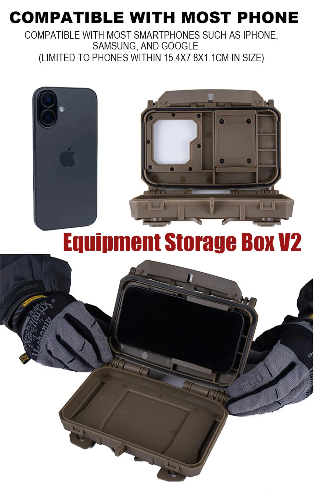 Caja V2 PLUS en color Negro