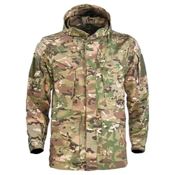 M65 chaqueta camuflaje para hombre con capucha - tactica exterior