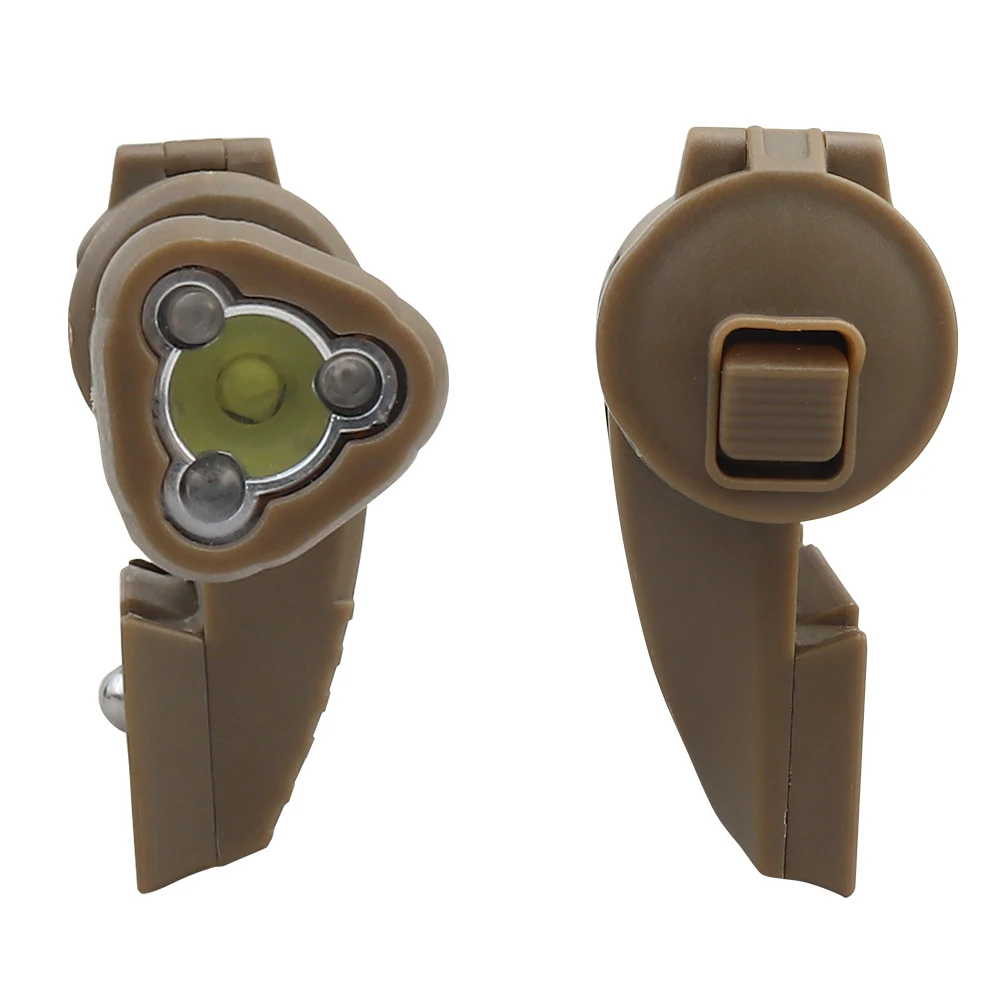 Nuevo casco táctico CS para exteriores, carga de luz, 4 modos, lámpara láser IR verde y roja para casco, linterna Airsoft de caza con ahorro de energía - imagen 5