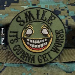 Parche táctico bordado con cierre velcro – Insignia militar