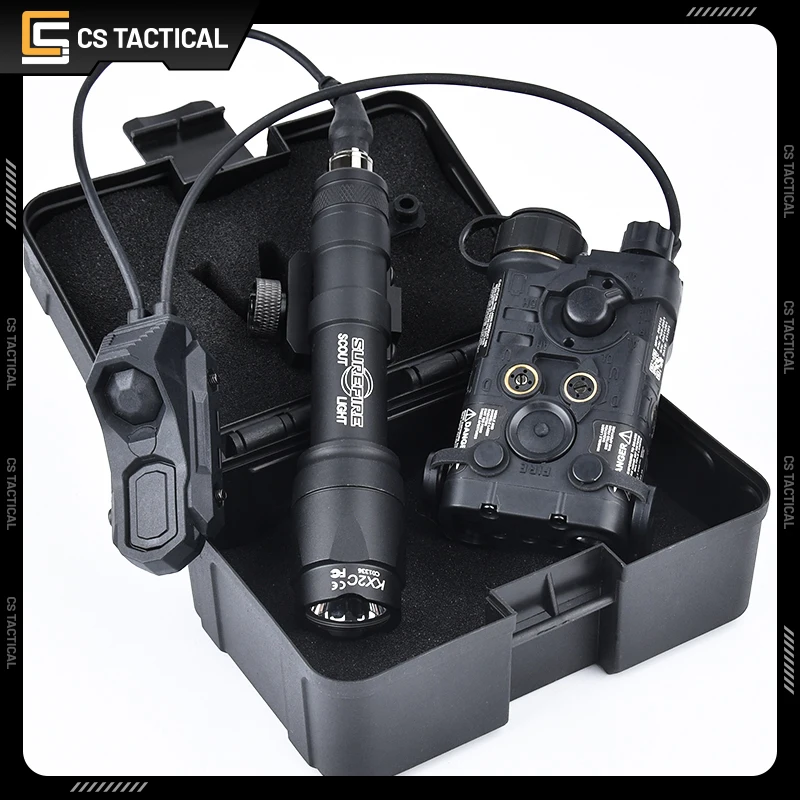 Indicador táctico NGAL rojo azul verde punto IR WADSN M300A M600C LED caza explorador luz Axon interruptor de presión accesorios Airsoft - imagen 4