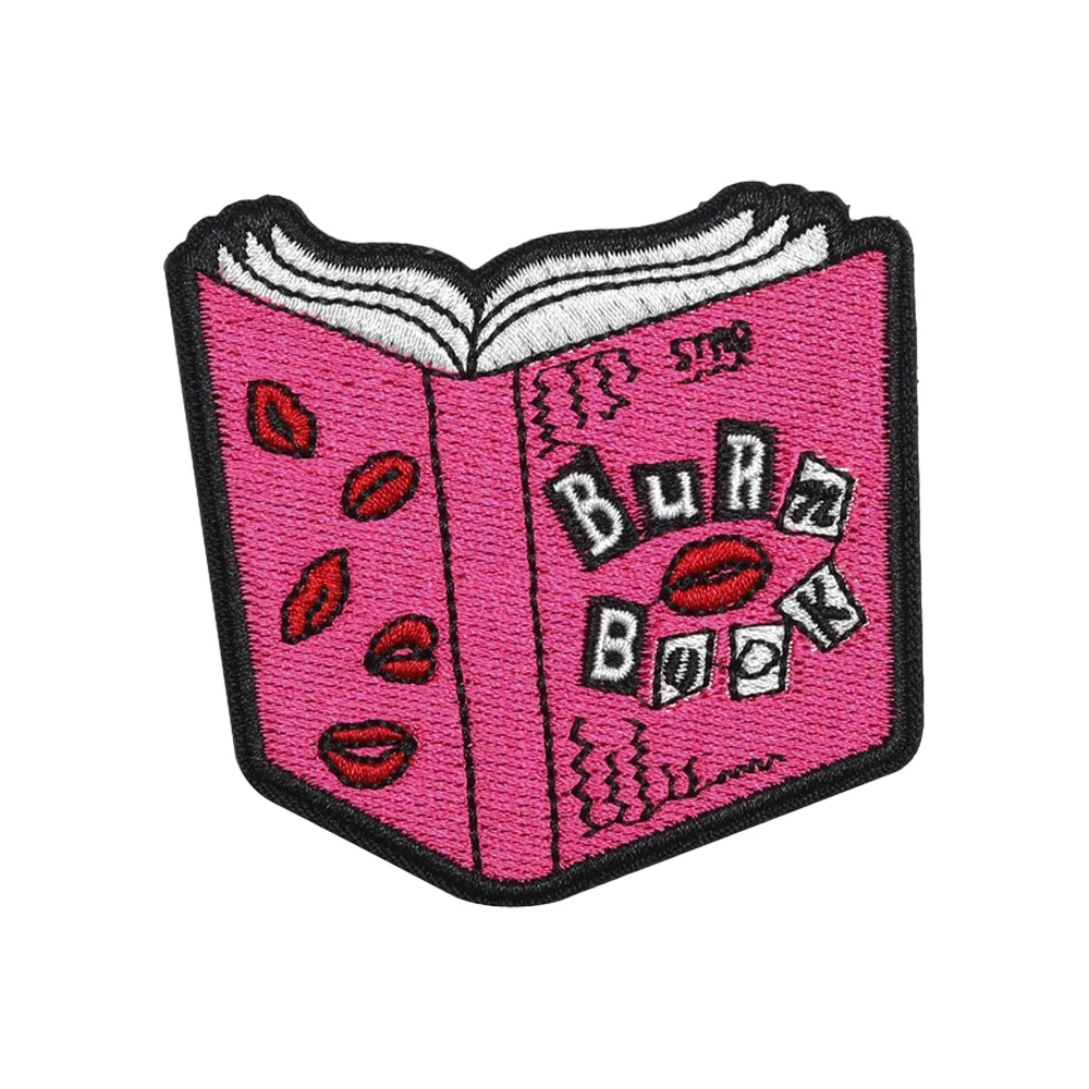 Mean Girls Burn Book Meme cita divertida Velcros parche táctico insignia pegatina bordada gancho bucle DIY gorra Jeans mochila