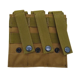 Porta revistas MOLLE triple – Funda táctica modular para pistola 9mm