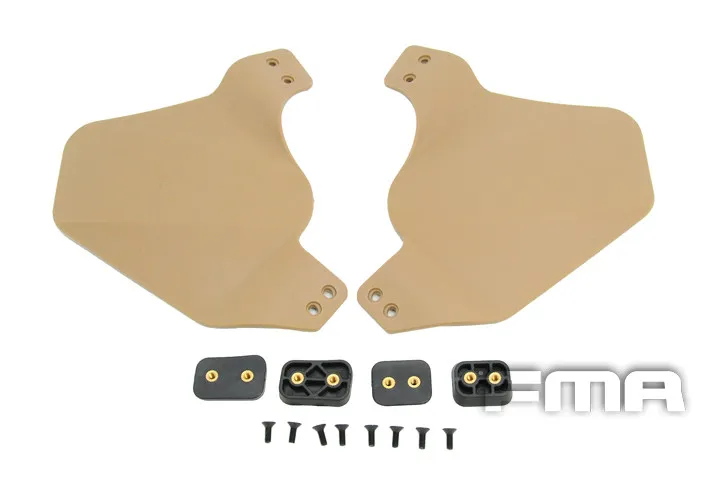 Cubiertas laterales FMA UP-Armor en nylon, vista frontal