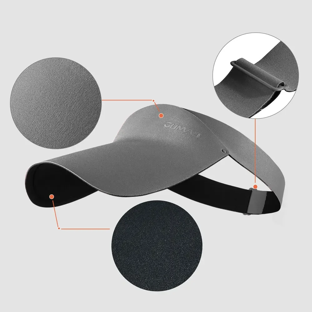 Sombreros para el sol para correr, protección UV transpirable de verano, gorras con visera superior vacía, deportes, ciclismo, Golf, tenis, gorra de béisbol al aire libre para hombres y mujeres - imagen 5