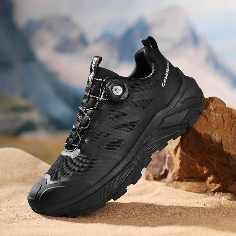 CAMSSOO, zapatos de senderismo para hombre, zapatos para caminar, calzado informal, zapatos de escalada para deportes al aire libre de primavera, zapatillas de Trekking, botines transpirables - imagen 4