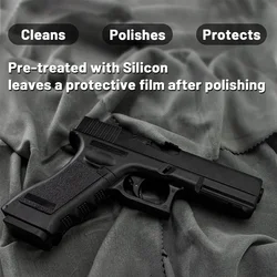 Pañal microfibra reutilizable para limpieza de pistolas y rifles