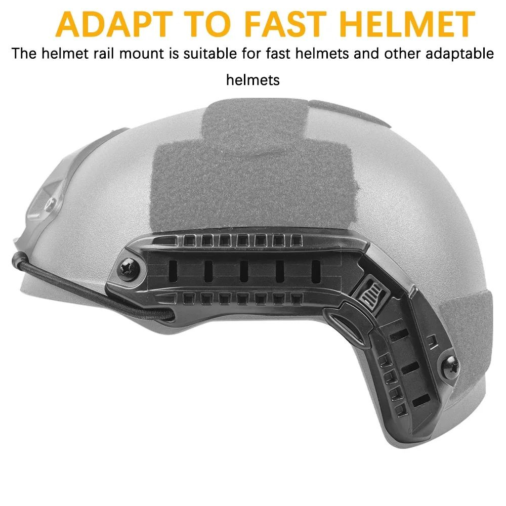 Rail Mount Rails for Tactical Helmet FAST Kit Paintball Airsoft Helmet Accessories for Military Tactical Helmet - imagen 2