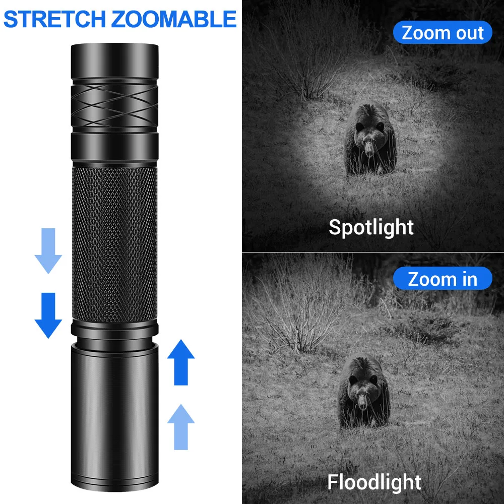 Linterna infrarroja VSCEL, iluminador infrarrojo con zoom para mira de visión nocturna, luces de pistola de arma táctica, 850nm/940nm - imagen 3