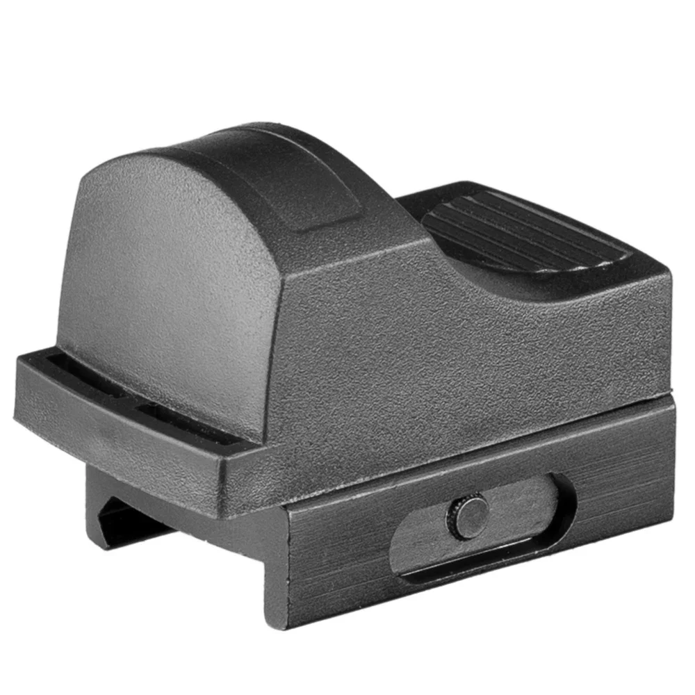 Mira telescópica para Rifle de punto rojo, Mini táctica, compacta, holográfica, brillo ajustable, reflejo, mira de caza de punto rojo - imagen 5