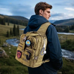 Bolso táctico impermeable bandolera de pecho grande multifuncional