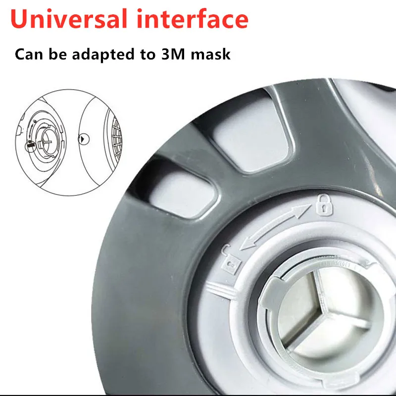 Máscara protectora de Gas para pintura, juego de respirador con filtros duales de carbón, aerosol, industria química, pesticida, antiniebla, gafas - imagen 5